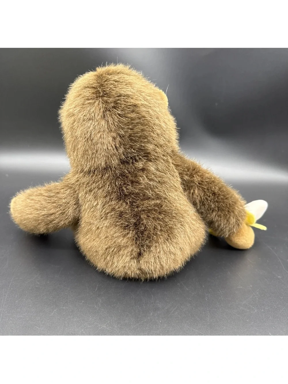Dakin Plush Brown Monkey Toy with Banana - Soft Cuddly Stuffed Animal